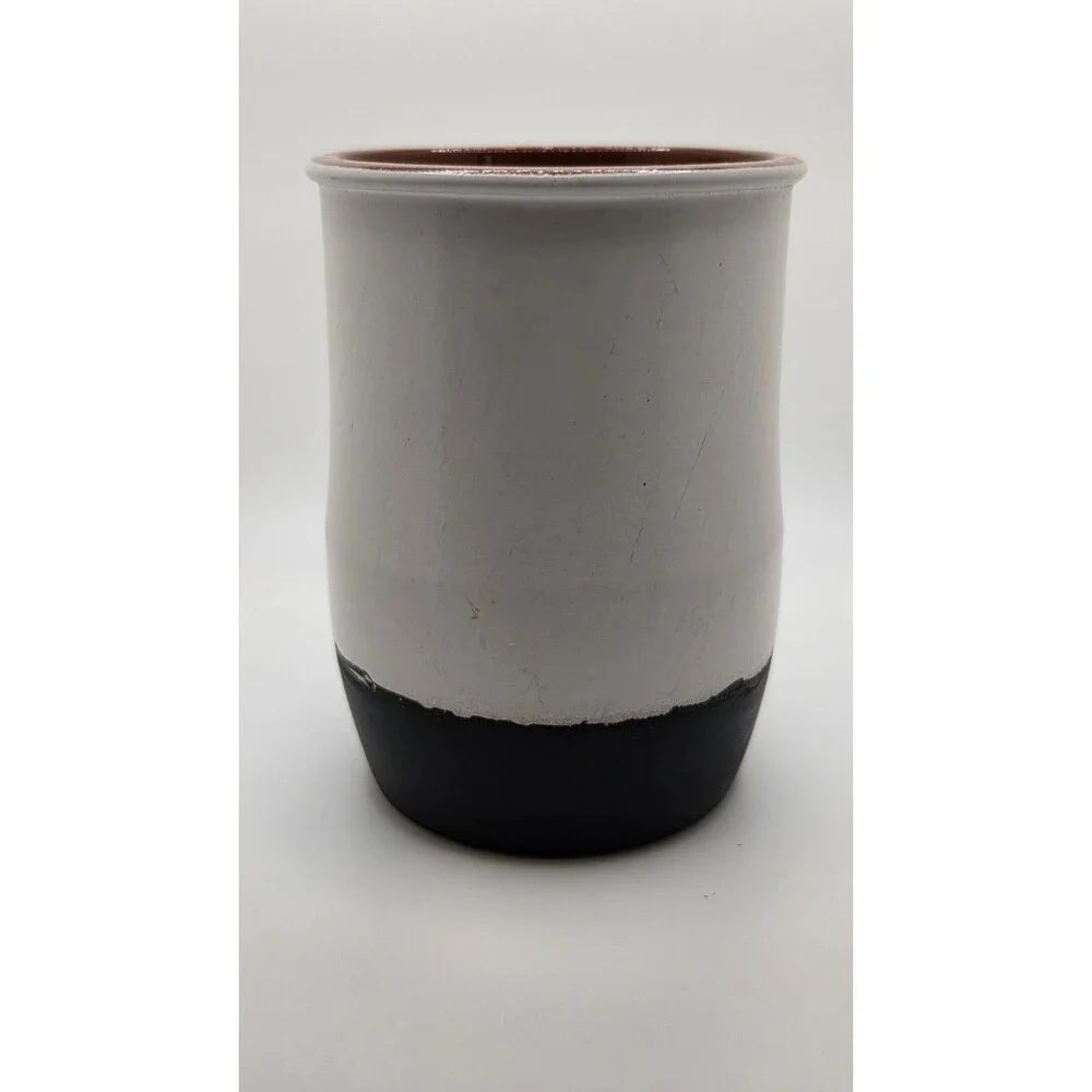 Lot of 2 Nounos Yogurt Cermer Terracotta Pots Oven Microwave Safe Ceramic Crocks